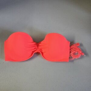 Victoria's Secret Women‎ Swimwear 32D Neon Pink Top Underwired Multiway NWOT